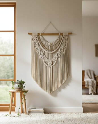 Makrama Skrzydła XL, Zaplątana W Sznurki