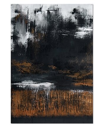 Tierra el Fuego, obraz abstrakcyjny nowoczesna abstrakcja do salonu, Galeriai