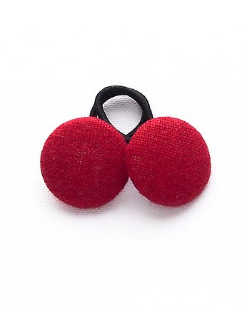 Gumeczki do włosów  lniane czerwone, Momilio