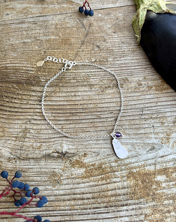 Bakłażan- Happy Aubergine- Bransoletka, BOSKE