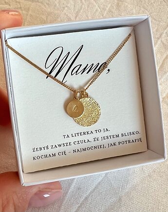 Personalizowany naszyjnik z literką , ATdiament