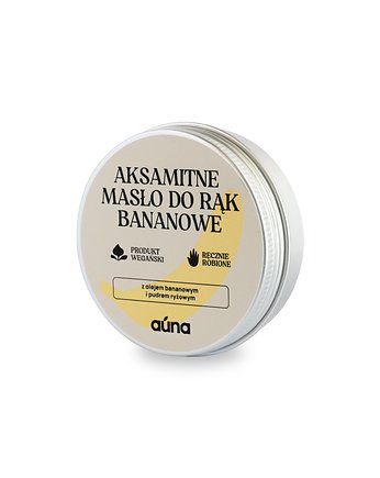 Aksamitne masło do rąk bananowe, Auna