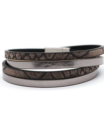 Bransoletka unisex Fun brązowa z połyskiem, Kociokwik Jewelry
