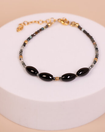 Bransoletka Onyks i Turmalin, Andorii by Baco