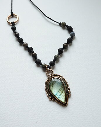 Naszyjnik z labradorytem, Jasminum Jewelry