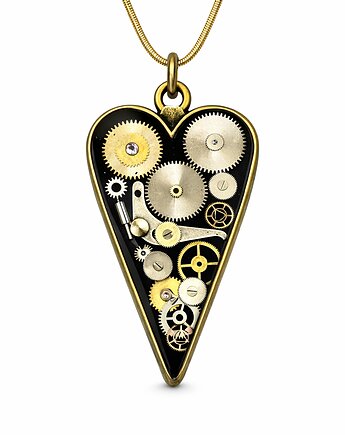 WISIOR serce DZIEŃ MAMY - Sweet heart bronze (Black) VI, DROBINY CZASU