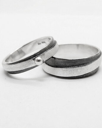 Obrączki srebrne oksydowane, Wierzbanowska