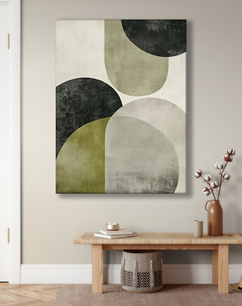 Geometria natury - Obraz na płótnie - Druk Blejtrama, Minimalizm, Loft #1, Black Sapphire Art