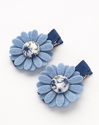 Spinki do włosów kwiatki ELLA BLUE, Momilio