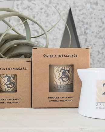 Świeca do masażu Wanilia z nutą cytrusową, 2senses