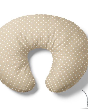 Poduszka rogal do karmienia Beżowy w Kropki, Baby Love Decor