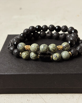 Zestaw męskich bransoletek, Chmolowska Jewellery