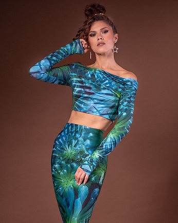 Krótka bluzka - Tropical, milita nikonorov