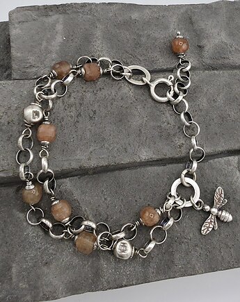 Kamień słoneczny z pszczołą, RayOfArt