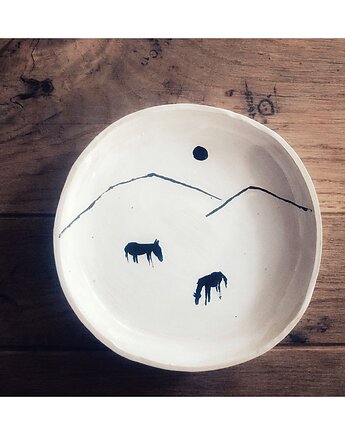 Mały talerzyk z konikami, CeramicPole