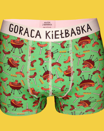 Gorąca kiełbaska  - bawełniane bokserki - Majtki z Sosnowca, Majtki z Sosnowca