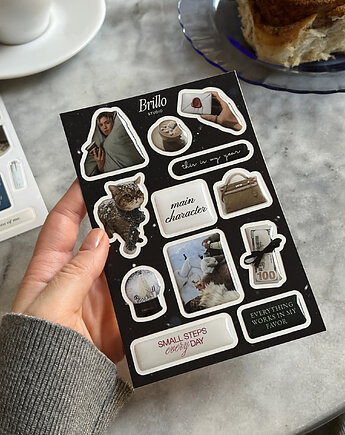 Świąteczny zestaw naklejek 3d - Christmas pack 2., brillo