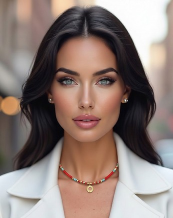 Koral red vol. 11 /11.02.26/ choker -  Szlachetna kolekcja, KiKa pracownia