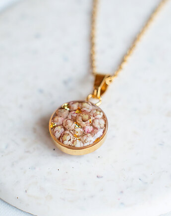 Wisiorek z ozothamnusem, nature gift