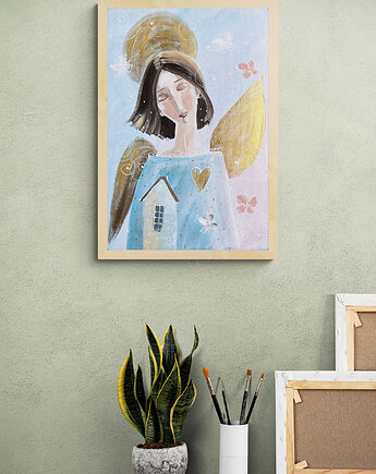 Giclee "Najważniejsze, gdzie stoi twój dom...", 4mara Marina Czajkowska