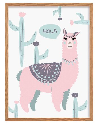 Obrazek Sweet Lama II 30x40 cm, Yellow Tipi