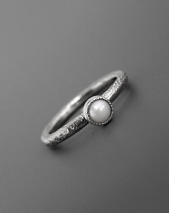 Pierścionek Perła - srebro 925, Pastelove Jewelry