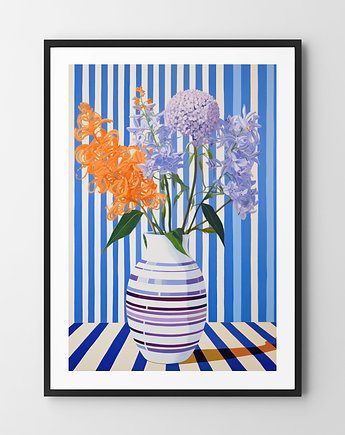 Kwiaty restauracja - plakat/ilustracja, OKAZJE - Prezent na Parapetówkę