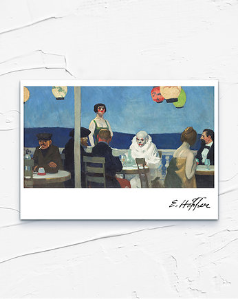 Kartka Premium - Niebieska Noc, Edward Hopper, Galeria LueLue