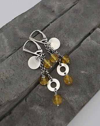 Kolczyki Cytryn, RayOfArt