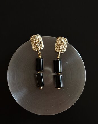 Kolczyki pozłacane z Turmalinem, Chmolowska Jewellery