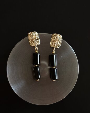 Kolczyki pozłacane z Turmalinem, Chmolowska Jewellery