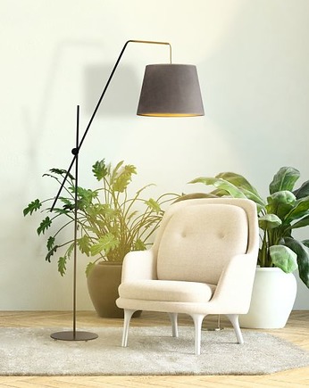Lampa stojąca na ruchomym ramieniu do czytania VIGO VELUR, LYSNE