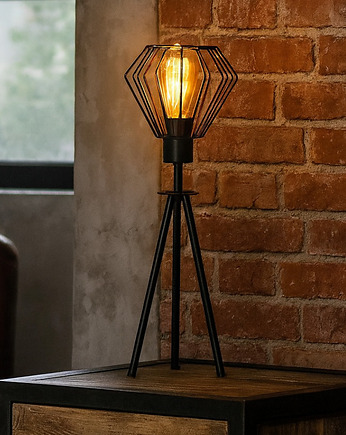 Lampka nocna na 3 nogach FERRARA LOFT, lampy loftowe LYSNE LOFT