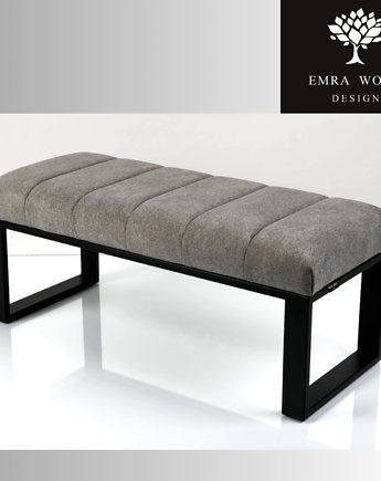Ławka Tapicerowana Industrialna Tkanina STRONG 14 LGM-453 Rozmiary, EMRA WOOD DESIGN