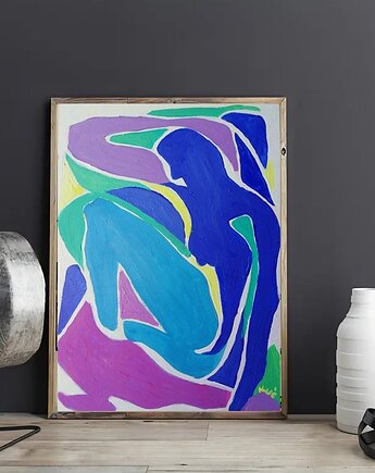 Obraz ręcznie malowany fowizm Henri Matisse style taniec  silnie działa, alice oil on canvas