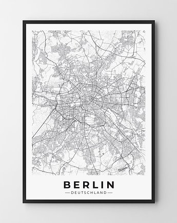 Plakat Mapa Berlin, HOG STUDIO