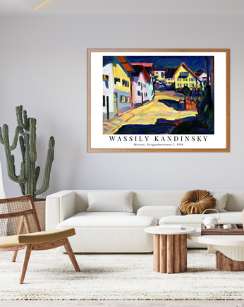 Plakat reprodukcja Wassily Kandinsky 'Murnau, Burggrabenstrasse 1', Well Done Shop