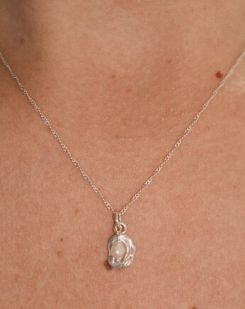 Naszyjnik 2 perły, Vander jewelry