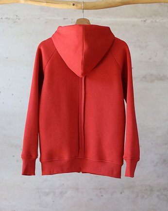 Bluza MĘSKA MALINOWA, USZYTE