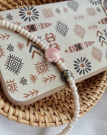 Charms do telefonu/ brelok SEASHELL cream, NOMAD