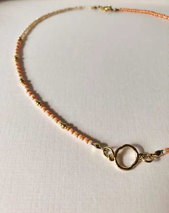 Pomarańczowy choker, Luna by Sisters