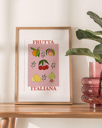 Plakat "Frutta Italiana" wydruk, Kioko Illustration