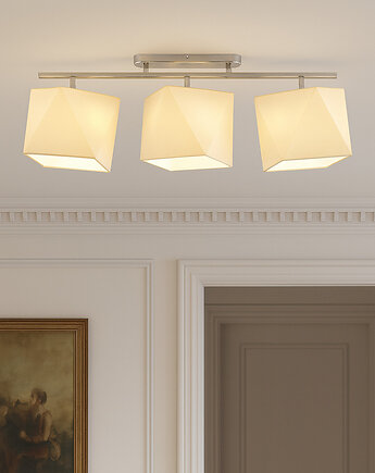 Nowoczesna lampa sufitowa regulowana 3-płomienna DETROIT, LYSNE