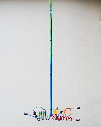 Lampa "chaos" 200 cm długości, profizorka