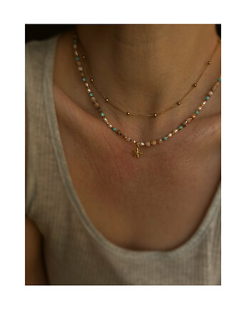 Letnie Ocieplenie - Naszyjnik z Turkusem i Opalem, Ili arte biju