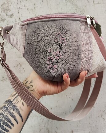 Nerka XXL sakura kwiaty wiśni, Zapętlona Nitka