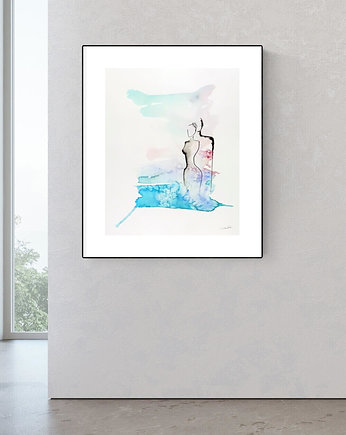 Grafika 40X50 cm wykonana ręcznie, MiniMalArt
