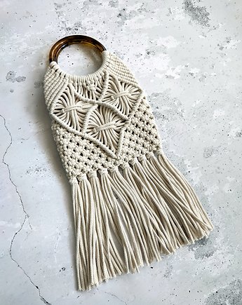 Pleciona Torebka - Makrama. Boho rustykalna stylizacja, Dary Rusałki