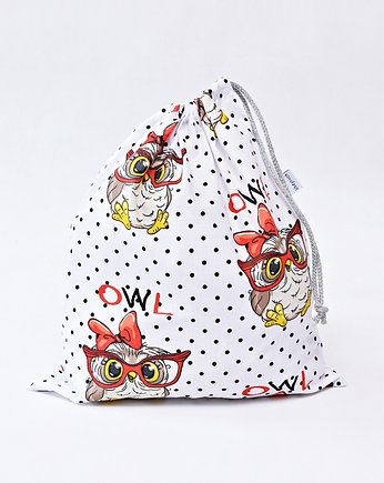Worek na buty worek na kapcie do szkoły sowy, Uszyciuch