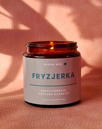 Świeczka sojowa FRYZJERKA, SOy